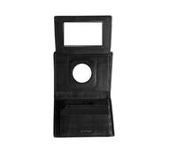 Portefeuille 3 volets en cuir - Noir - GK