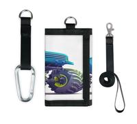 Portefeuille 3D pour voiture et camion - Petit sac de rangement léger et portable