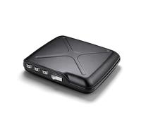 ÖGON -DESIGNS- Portefeuille en Aluminium à Code, Le Coffre-Fort de Poche, Protection RFID Contre la fraude et la démagnétisation, Porte-Cartes sécurisé, modèle Code Wallet