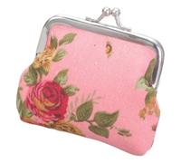 Portefeuille à motif floral, poches pour téléphone portable, porte-monnaie avec fermeture, sacs à main, porte-monnaie, pochettes, boucles, serrure vintage baiser, porte-clés, cadeaux, porte-monnaie