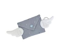 Portefeuille ailé multifonction Star Light Blue | Porte-cartes portable avec doublure intérieure douce pour un usage quotidien et un cadeau, tissu polyester