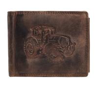 Portefeuille - AKZENT - Chic - Cuir véritable - 6 emplacements cartes - Compartiment intérieur zippé