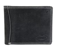 Portefeuille Akzent en cuir gris format horizontal chic