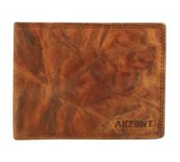 Portefeuille Akzent en cuir marron format horizontal élégant