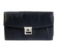 Portefeuille Akzent en synthétique bleu format horizontal intemporel