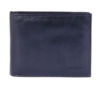 Portefeuille Akzent pour homme en cuir bleu format horizontal intemporel