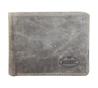 Portefeuille Akzent pour homme en cuir gris format horizontal intemporel