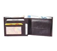 Portefeuille Akzent pour homme en cuir marron format horizontal chic