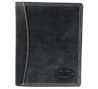 Portefeuille Akzent pour homme en cuir noir pratique