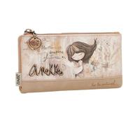 Portefeuille - Anekke - Souple 'Memories' - Beige - 18 x 10 x 2 cm - Protection RFID