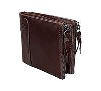 Portefeuille anti-vol pour homme en cuir suédé portefeuille décontracté pour hommes fermeture éclair US dollar clip voyage essentiel pour cadeau