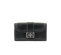 Armani Exchange Portefeuille avec rabat et logo central Whisky Taille unique, Noir , Taglia Unica, portefeuilles