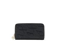 Portefeuille Armani Exchange Femme Monogramme Noir Synthétique