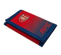 Portefeuille Arsenal FC rouge et bleu - Fermeture tactile - Pour supporter de football