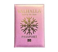 Portefeuille authentique en cuir rétro médiéval unique, cadeau de monnaie d'anniversaire de Noël masculin, de nombreux styles Nordic Viking Symbol Amulet Portefeuille (couleur: support de sport A