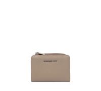 Portefeuille avec bouton-pression femme Mandarina Duck Beige 8x12x2 cm