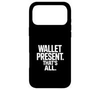 Portefeuille avec Citation « That's All Funny Dad Money Saying » Coque pour iPhone 17 Pro Max