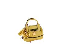 Portefeuille avec fermeture éclair et porte-monnaie multifonction en cuir PU pour clés, étui de rangement pour cartes de crédit, jaune, Taille unique