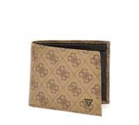 Guess Mito Porte-monnaie Protection RFID Cuir véritable 12 cm brun