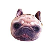 Portefeuille Boîte Cadeau Tendance et Mignon Cadeaux Animaux Porte-monnaie Sac à Carte Sac à Clé 3D Dog Printing Portefeuille Hommes Pour Cartes Et Billets, e, Taille unique