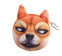 Portefeuille Boîte Cadeau Tendance et Mignon Cadeaux Animaux Porte-monnaie Sac à Carte Sac à Clé 3D Dog Printing Portefeuille Hommes Pour Cartes Et Billets, o, Taille unique