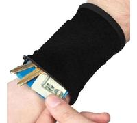 Portefeuille Brassard,Bandeau Sportif avec Pochettes Zippées | Sac Sport Antitranspiration pour Cartes Bancaires, Clés et Argent - Sport Outdoor : Course à Pied, Randonnée, Vélo, Escalade