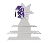 Portefeuille cadeau 2024 pour remise de diplôme 2024, cadeau de félicitations, remise de diplôme 2024, cadeau de remise de diplôme pour lui ou elle (taille F, taille unique)