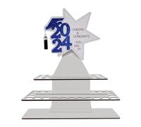 Portefeuille cadeau 2024 pour remise de diplôme 2024, cadeau de félicitations, remise de diplôme 2024, cadeau de remise de diplôme pour lui ou elle (taille A, taille unique)