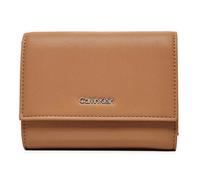 Calvin Klein Portefeuille Femme Trifold Petit, Marron (Lion), Taille Unique