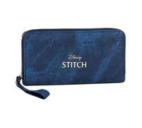 Cerdá Sac à main en similicuir avec coutures motif Stitch, pour enfant à partir de 3 ans, bleu