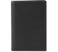 Chabrand - Portefeuille Classique en Cuir de Vachette Noir Léger pour Adultes Unisex avec 8 Compartiments et 10 Poches, Recommandé pour les Portefeuilles