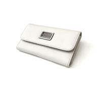 PORTEFEUILLE CHEQUIER MICHAEL BEIGE IVOIRE PORTE MONNAIE CARTE STYLO POCHETTE