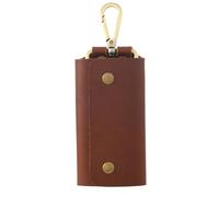 Portefeuille Clé - Pouche Pour Les Clés De Voiture | Organisateur De Rangement De Sac À Main Pour Les Monnaies Hommes En Cuir PU Avec Carabiner | Étui De Rangement De Pièces En Cuir Pour La Maison, L'