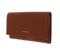 Portefeuille COCCINELLE Metallic Soft Wallet Caramel - Femme - Cuir - Chic