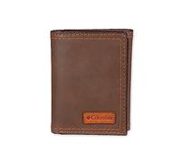 Columbia Portefeuille RFID à trois volets pour homme, Xcap Marron, One Size, Portefeuille à trois volets RFID