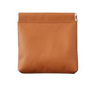 Portefeuille compact en cuir PU pour homme, porte-monnaie, porte-cartes de crédit, poche à monnaie facile d'accès pour femmes et hommes, marron, As shown in the figure