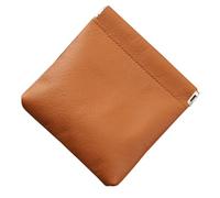 Portefeuille compact en cuir PU pour homme, porte-monnaie, porte-cartes de crédit, poche à monnaie facile d'accès pour femmes et hommes, marron, Organiseur de sac