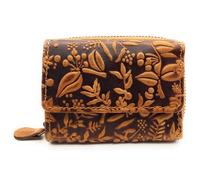 Portefeuille compact en cuir véritable pour homme et femme - Petit portefeuille avec protection RFID, 2 compartiments à billets, compartiment à monnaie zippé, cuir véritable, S, Décontracté