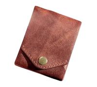 Portefeuille compact - PU, 9 cm | Carte fine, s'adapte à la poche du pantalon sans encombrement, organise les cartes de paiement - Texture exquise, idées de notes en déplacement pour carte de
