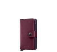Portefeuille compact - SECRID - Miniwallet - Cuir de vachette - Bordeaux - RFID sécurisé