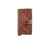 Portefeuille compact - SECRID - Miniwallet Vintage - Cuir de vachette - Couleur Cognac - Mixte