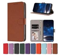 Portefeuille Coque Oukitel C51, étui en Cuir PU rétro avec Rangements Porte-Cartes de Crédit, avec Fonction de Support, Coque pour Oukitel C51-Marron