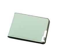 Portefeuille court de couleur unie avec fentes pour cartes de permis de conduire, pochette de trente et un portefeuilles pour homme, Vert, Taille unique