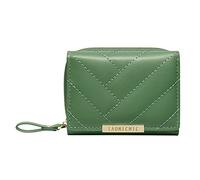 Portefeuille court en cuir multifonction à trois volets pour filles - Portefeuille pour téléphone (vert, taille unique)