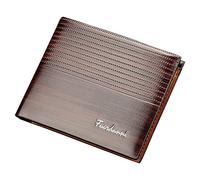 Portefeuille court tendance simple en relief pour homme - Porte-cartes pratique - Cadeau de fête des pères - Plateau pour voiture, café, Taille unique