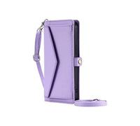Portefeuille Crossbody Etui Pour Realme C30/C30S Fente Pour Les Factures A Fermeture Eclair Blocage RFID Titulaire De La Carte Violet