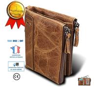 Portefeuille cuir élégant esign moderne tendance - Jucnuz - et professionnel style business emplacements argent carte bill