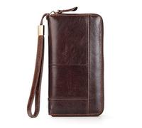 Portefeuille d'affaires pour Hommes Pochette décontractée Porte-Cartes à glissière pour Hommes Portefeuille de Poche (Color : A Size : One Size)