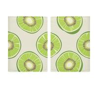 Portefeuille de passeport de voyage violet avec motif d'amour - Étui fin en cuir pour homme et femme - Essentiels de voyage, Quelques tranches de kiwi, 20.3x13.8cm