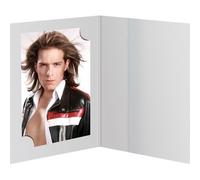Portefeuille de photo de passeport blanc pour 3 gabarit - DAIBER - 12100 - Couleur: Blanc - Matériel: Papier